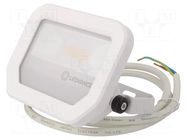 Lamp: LED flood light; 230VAC; 10W; white cold; 4000K; CRImin: 80 ams OSRAM