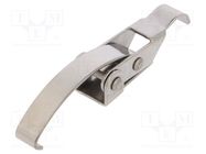 Clasp; stainless steel; W: 17mm; L: 90mm; 900N ELESA+GANTER