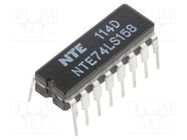 IC: digital; 2 to 1 line,demultiplexer,data selector; Ch: 4; TTL NTE Electronics