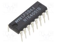 IC: analog switch; demultiplexer,multiplexer; Ch: 8; DIP16; 600uA NTE Electronics