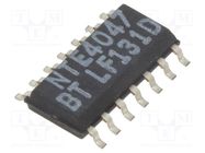 IC: digital; astable,monostable,multivibrator; CMOS; 3÷18VDC; SMD NTE Electronics