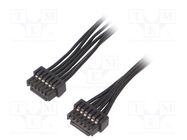 connector Microlock plus cable Black 6 CKT 300MM MOLEX