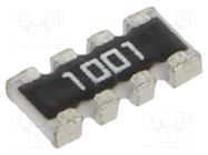 Resistor network: Y; SMD; 1kΩ; ±1%; 62.5mW; No.of resistors: 4 YAGEO