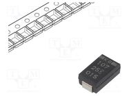 Capacitor: tantalum-polymer; low ESR; 100uF; 25VDC; D; 2917; SMD KEMET