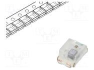 LED; yellow; blinking; 70÷150mcd; 120°; 3÷4V; 20mA; 2x1.25x0.8mm 