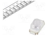 IR transmitter; 1.5mm; transparent; 30°; λp max: 850nm; SMD; 20mA OPTOSUPPLY