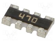 Resistor network: Y; SMD; 47Ω; ±5%; 62.5mW; No.of resistors: 4; 50V BOURNS