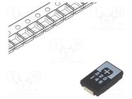 Capacitor: tantalum-polymer; low ESR; 220uF; 6.3VDC; TPE; SMD; ±20% PANASONIC