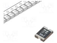 Fuse: PTC polymer; quick blow; 1.1A; 24V; 24VDC; SMD; 1812L LITTELFUSE