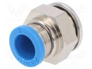 Push-in fitting; straight; -0.95÷6bar; Gasket: NBR caoutchouc; QS FESTO