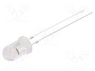 LED; 5mm; orange; blinking; 12000÷14400mcd; 30°; 3÷5V; 20mA; 1Hz 