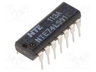 IC: digital; 8bit,shift register; TTL; THT; DIP14 NTE Electronics