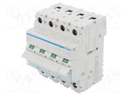 Switch-disconnector; Poles: 4; for DIN rail mounting; 63A; 400VAC HAGER