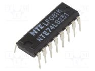 IC: digital; multiplexer,data selector; DIP16; OUT: 3-state; TTL NTE Electronics