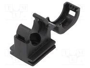 Bracket; polyamide 6; BFH; -40÷105°C; black; Size: 12 PMA