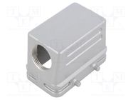 Enclosure: for HDC connectors; C146,heavy|mate; size E10; angled AMPHENOL