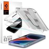 Tempered glass for iPhone 13 / 13 Pro / 14 with Spigen Glas.tR EZ FIT applicator (2 pcs.), Spigen