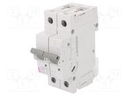 Circuit breaker; 230/400VAC; Inom: 16A; Poles: 1+N; Charact: B; 10kA ETI POLAM