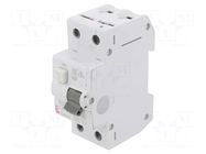 RCBO breaker; Inom: 20A; Ires: 30mA; Poles: 2; 230/400VAC; IP20; KZS ETI POLAM