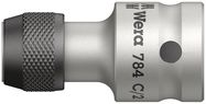 784 C 1/2" Adaptor with quick-release chuck, 784 C/2x5/16"x50, Wera