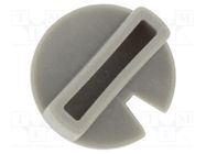 Knob; Ø9.5x4.4mm 