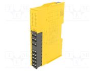 Module: safety relay; 24VDC; for DIN rail mounting; ReLy; IP20 SICK