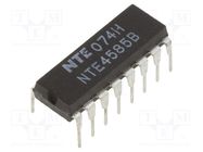 IC: digital; 4bit,comparator; CMOS; 3÷18VDC; THT; DIP16; Ch: 1; IN: 4 NTE Electronics