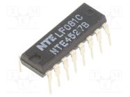 IC: digital; BCD,multiplier; CMOS; 3÷18VDC; THT; DIP16; Ch: 1; 600uA NTE Electronics