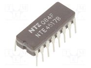 IC: digital; shift register; THT; DIP16 NTE Electronics