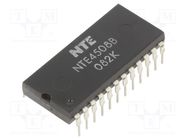 IC: digital; 4bit,latch; Ch: 2; IN: 4; CMOS; 3÷18VDC; THT; DIP24; 600uA NTE Electronics