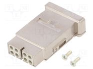 Connector: HDC; module,contact insert; female; C146,MegaBit AMPHENOL