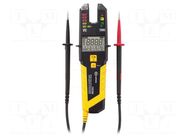 Tester: electrical; LCD,LED; 170÷1000VAC; VAC: 1÷1000V; IP64 BEHA-AMPROBE