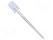 LED; red; 5mm; 8000÷10000mcd; 30°; Front: convex; 2÷2.6VDC NTE Electronics