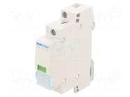 LED indicator; 230VAC; for DIN rail mounting; Colour: green HAGER