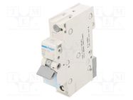 Circuit breaker; 230/400VAC; Inom: 16A; Poles: 1; Charact: B; 6kA HAGER