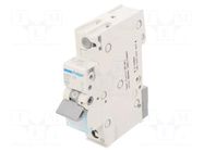 Circuit breaker; 230/400VAC; Inom: 16A; Poles: 1; Charact: B; 6kA HAGER