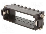 Frame for modules; male; C146,heavy|mate M; size E24; Modules: 7 AMPHENOL