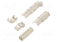 Connector: HDC; module,contact insert; female; PIN: 4; 400V AMPHENOL