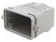 Enclosure: for HDC connectors; C146,heavy|mate; size E10; high AMPHENOL