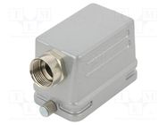 Enclosure: for HDC connectors; C146,heavy|mate; size E10; angled AMPHENOL