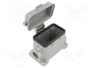 Enclosure: for HDC connectors; C146,heavy|mate; size E10; M20 AMPHENOL