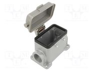 Enclosure: for HDC connectors; C146,heavy|mate; size E10; M25 AMPHENOL