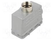 Enclosure: for HDC connectors; C146,heavy|mate; size E16; PG21 AMPHENOL