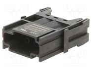 Connector: HDC; module; male; C146,heavy|mate F; PIN: 6; 500V AMPHENOL