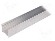 Profiles for LED modules; natural; L: 2m; VARIO30-02; aluminium TOPMET