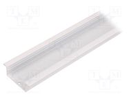 Profiles for LED modules; white; L: 2m; VARIO30-06; aluminium 