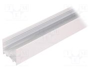 Profiles for LED modules; white; L: 2m; VARIO30-02; aluminium 