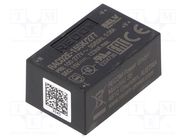 Converter: AC/DC; 2W; 85÷305VAC; 15VDC; Iout: 133mA; 75%; PCB; 4000V RECOM