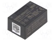 Converter: AC/DC; 2W; 85÷305VAC; 5VDC; Iout: 400mA; 72%; PCB; 4000V RECOM