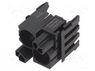 Connector: HDC; module; female; C146,heavy|mate F; w/o contacts AMPHENOL